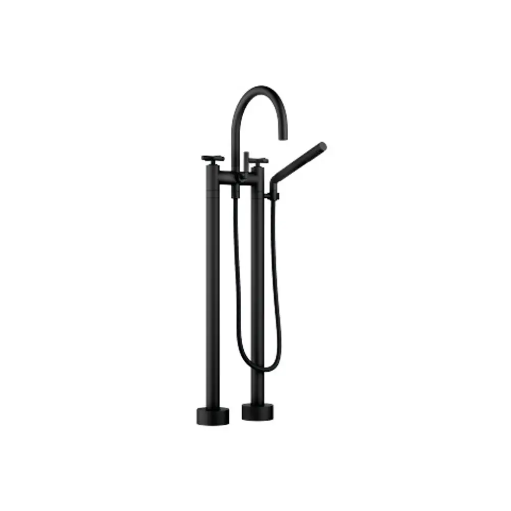 Dornbracht-TARA.-Wannen-Zweilochbatterie-Ausladung 220mm-schwarz matt, 25943892-33 Galeriebild 1